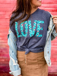 Oliver & Otis - Love Leopard Valentine’s Tee