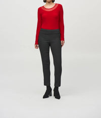 Joseph Ribkoff - Abstract Print Pull-on Pants