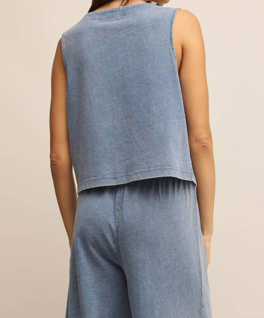 Z Supply - Solace Jersey Denim Top