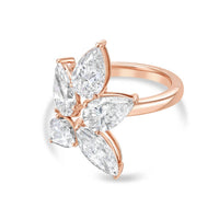 Diana M Jewels - Women's Pear & Marquise Lab-Grown Diamond Fashion Ring (8.00 Ct) - Elegant Plus