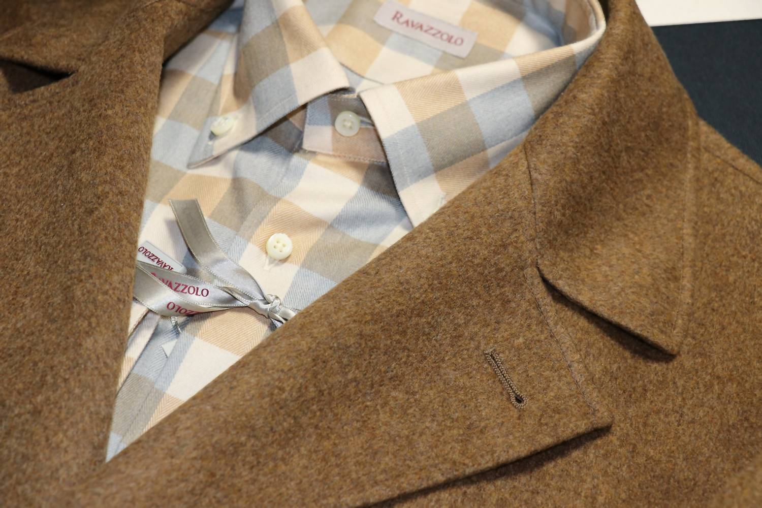 Ravazzolo - Men's Cashmere Swing Coat In Vicuna