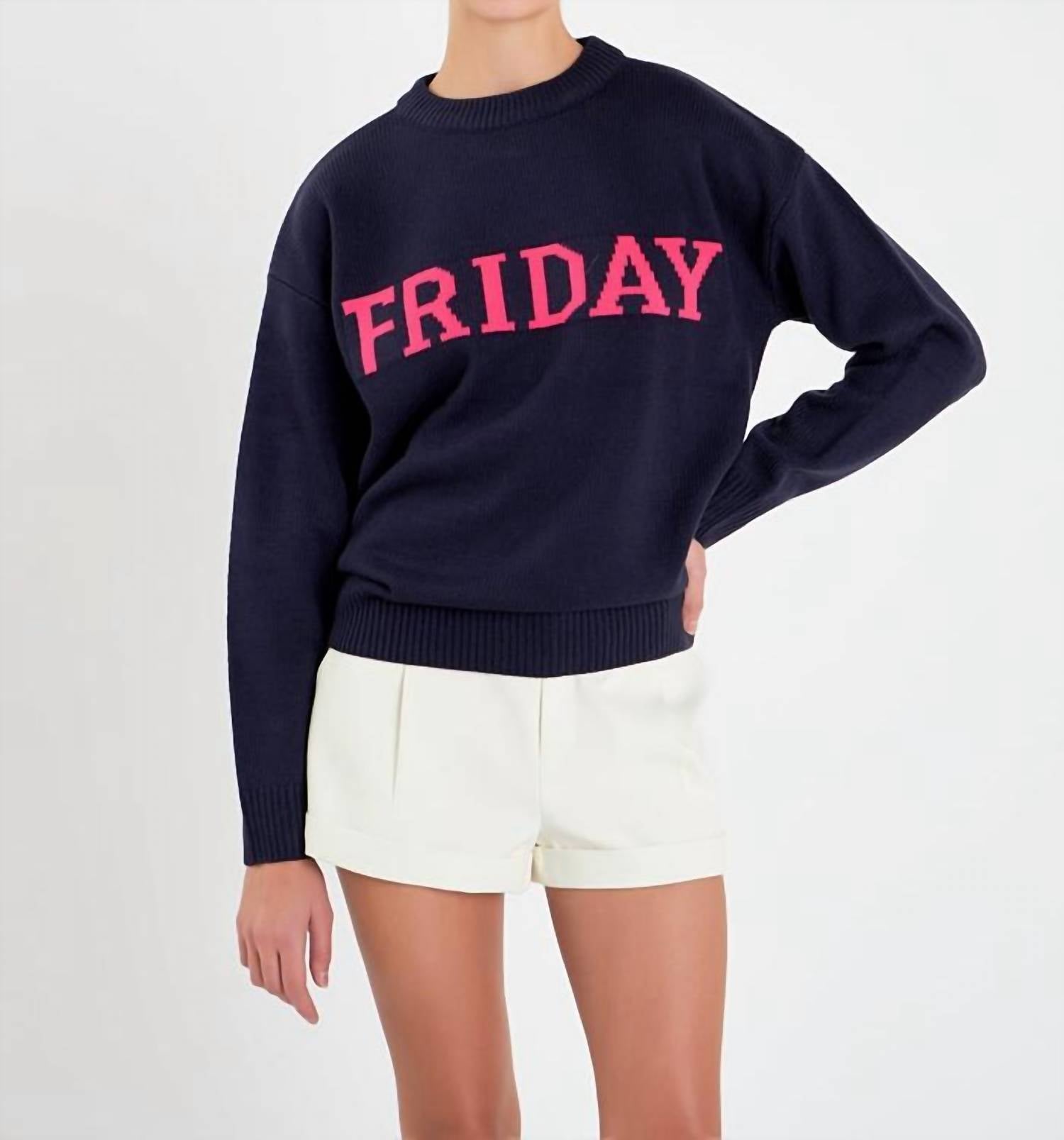 English Factory - Days Of The Week Sweater