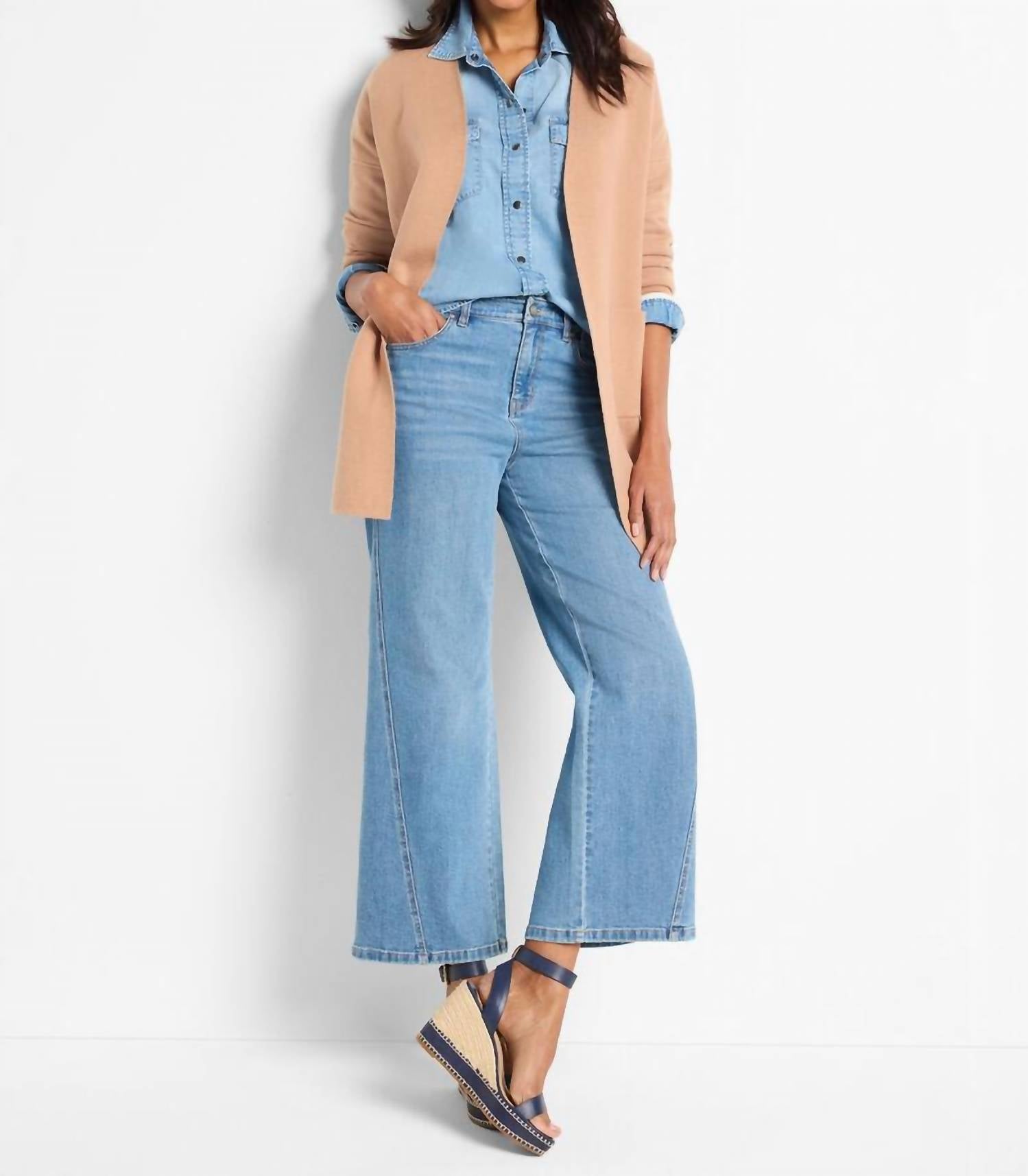 Nic + Zoe - Sunset Breeze Reversible Knit Jacket