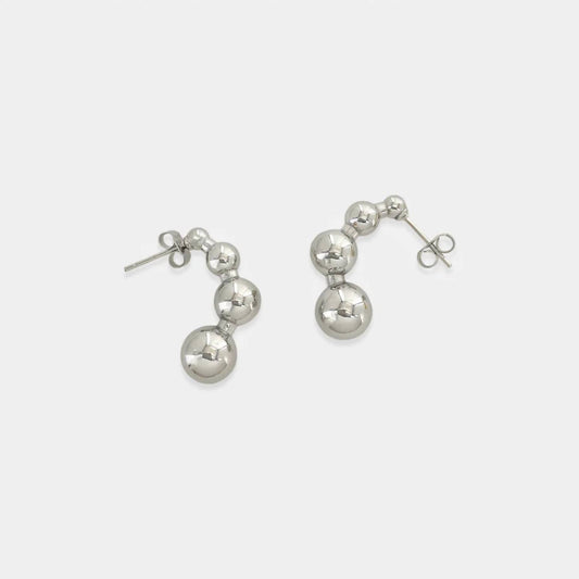 Omg Blings - Women's Sphere Hoops Earrings