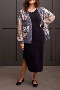 Tribal - Sleeveless Tank Midi Dress