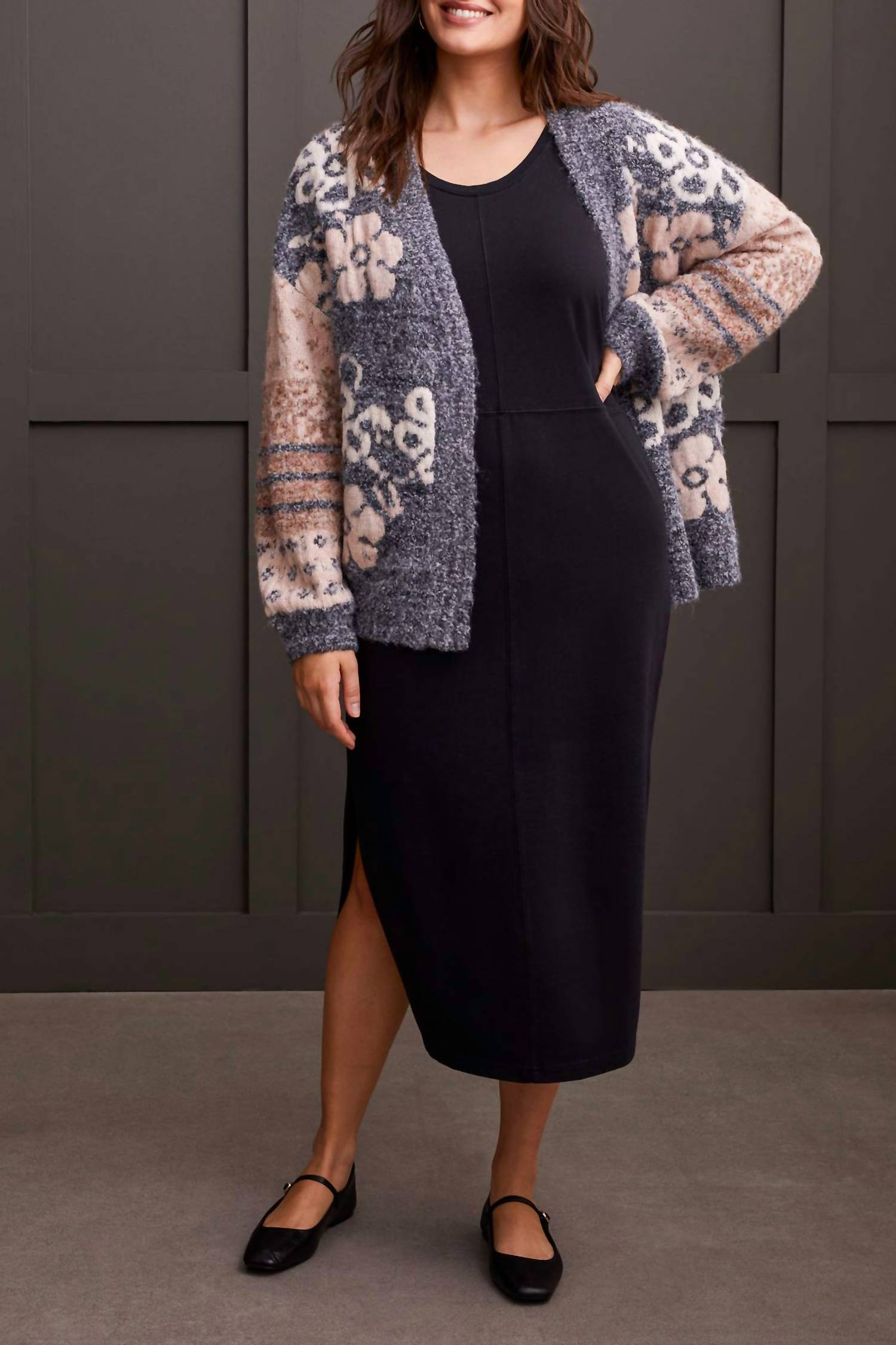 Tribal - Sleeveless Tank Midi Dress