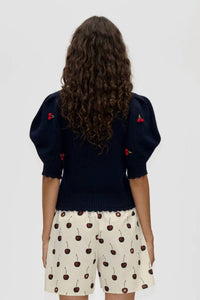 Stine Goya - Bobble Knit Polo Cardigan