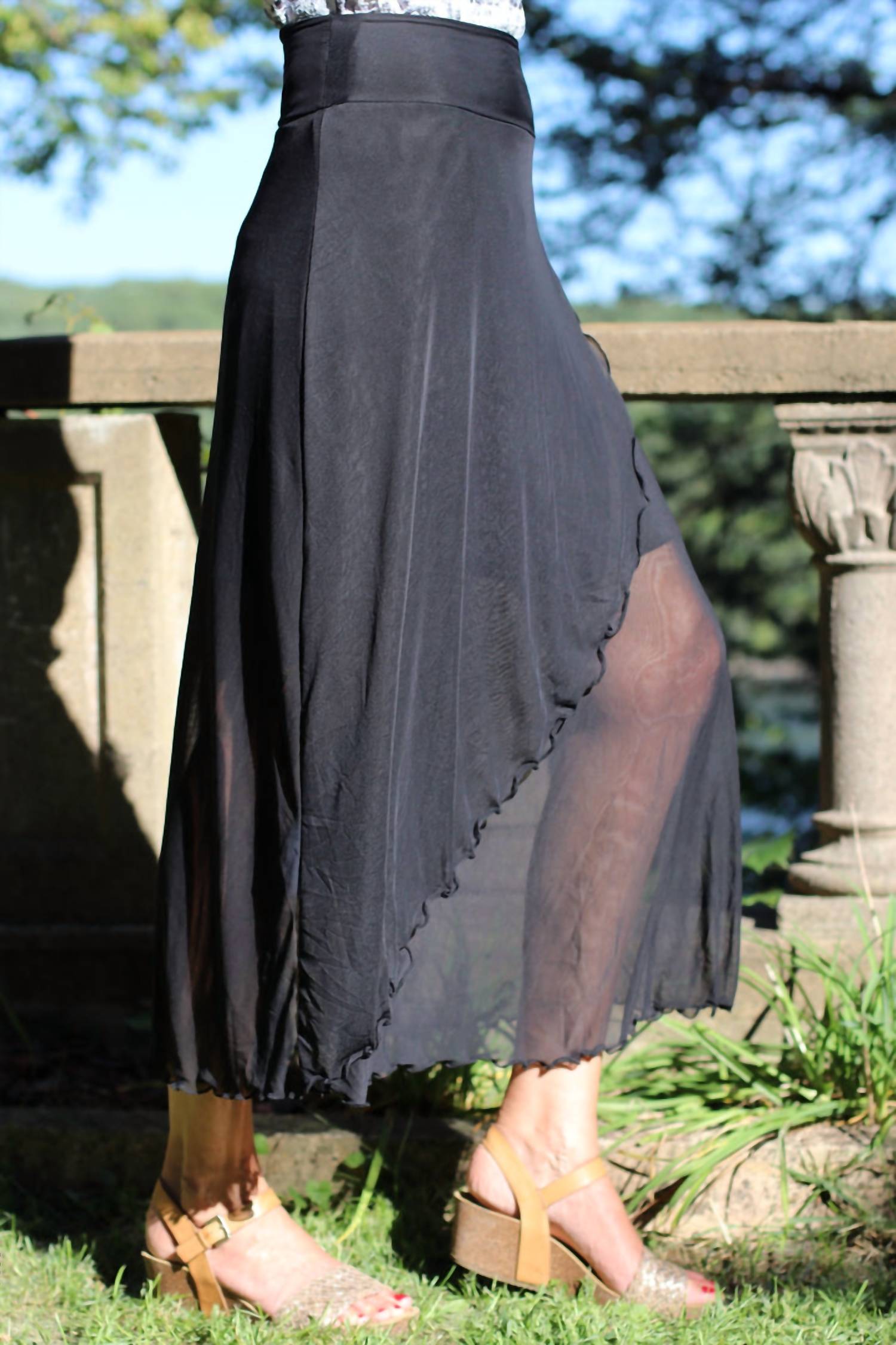 Laura Hlavac - Women's Aria Mesh Maxi Skirt
