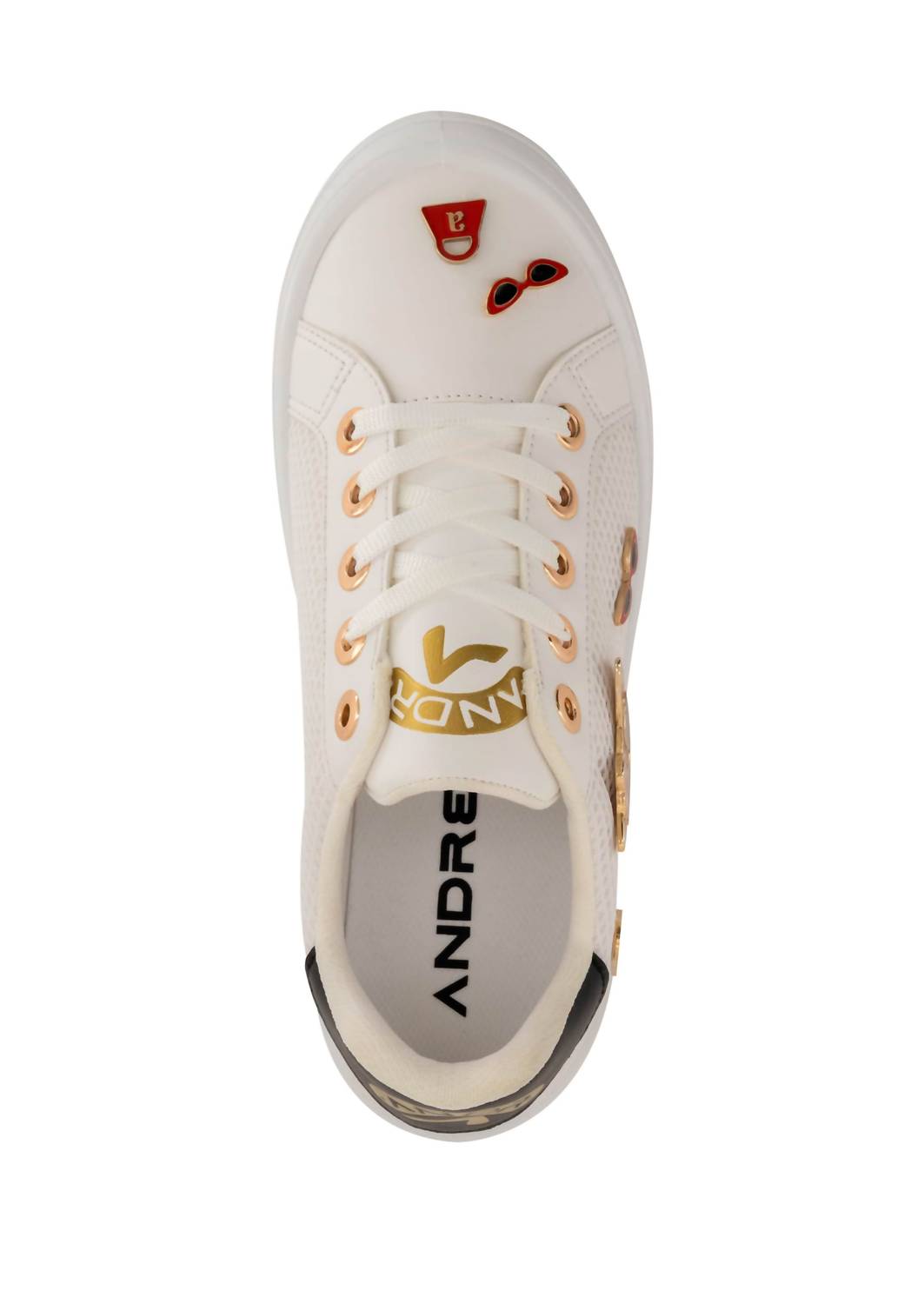 Andrea Women's Casual Sneakers in white 1 - women's sneaker - view 4