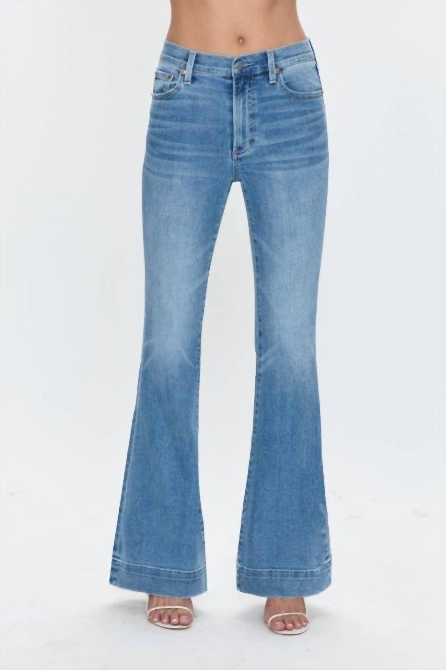 Pistola - Kinsley Mid Rise Ultra Flare Jean