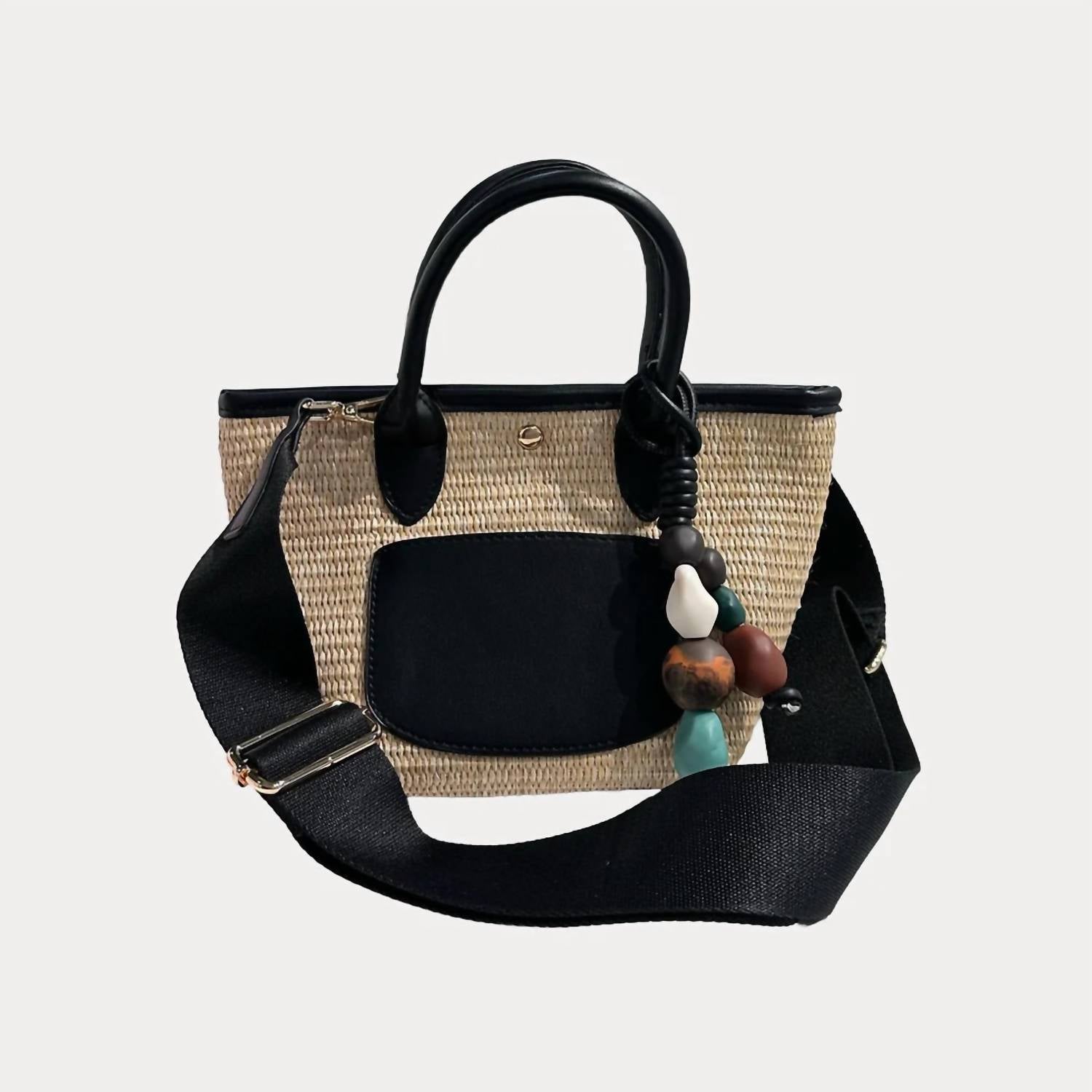 Ahdorned - Carey Mini Raffia Tote