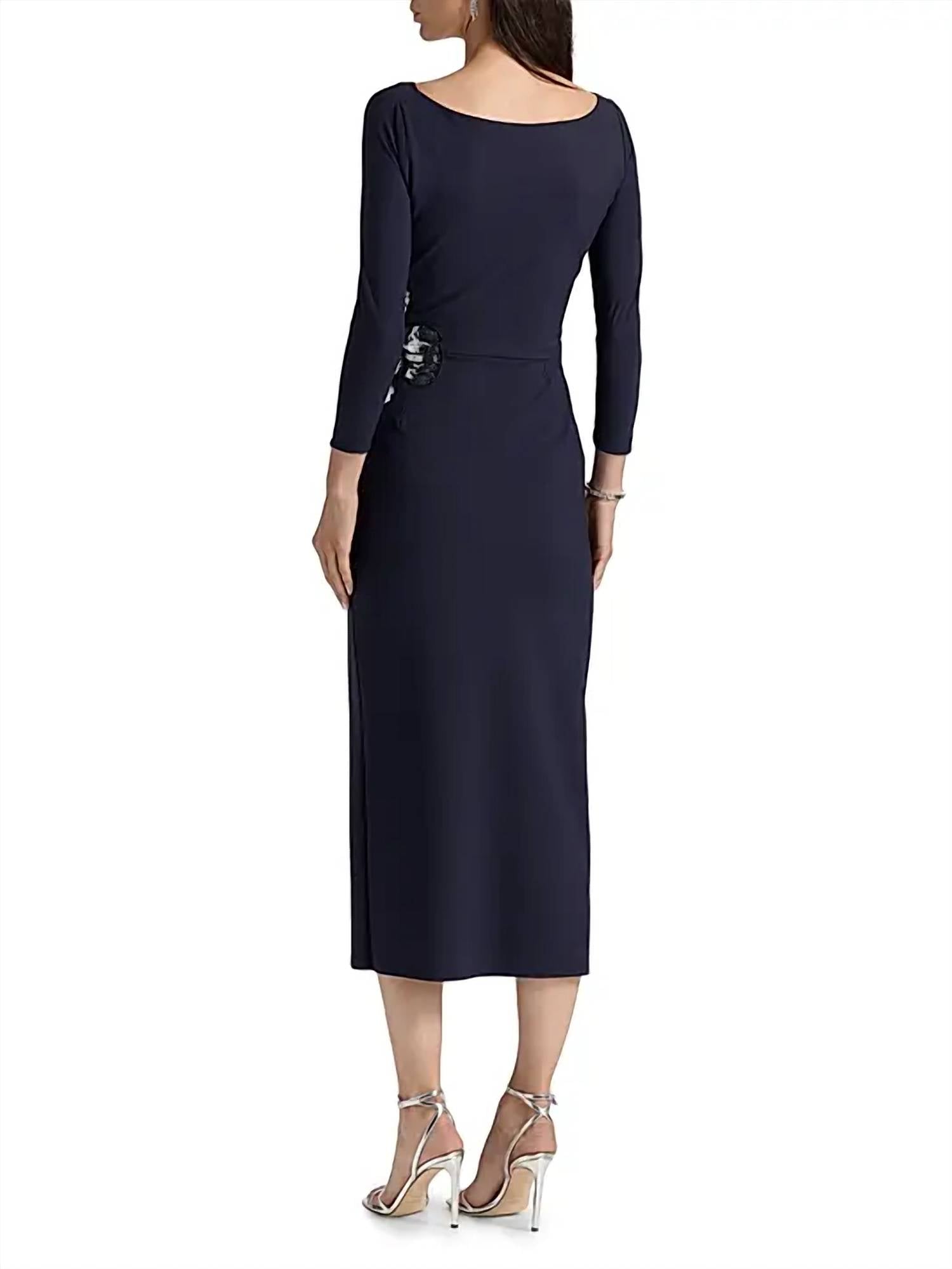 Chiara Boni - Onori Sequined Floral Cocktail Dress