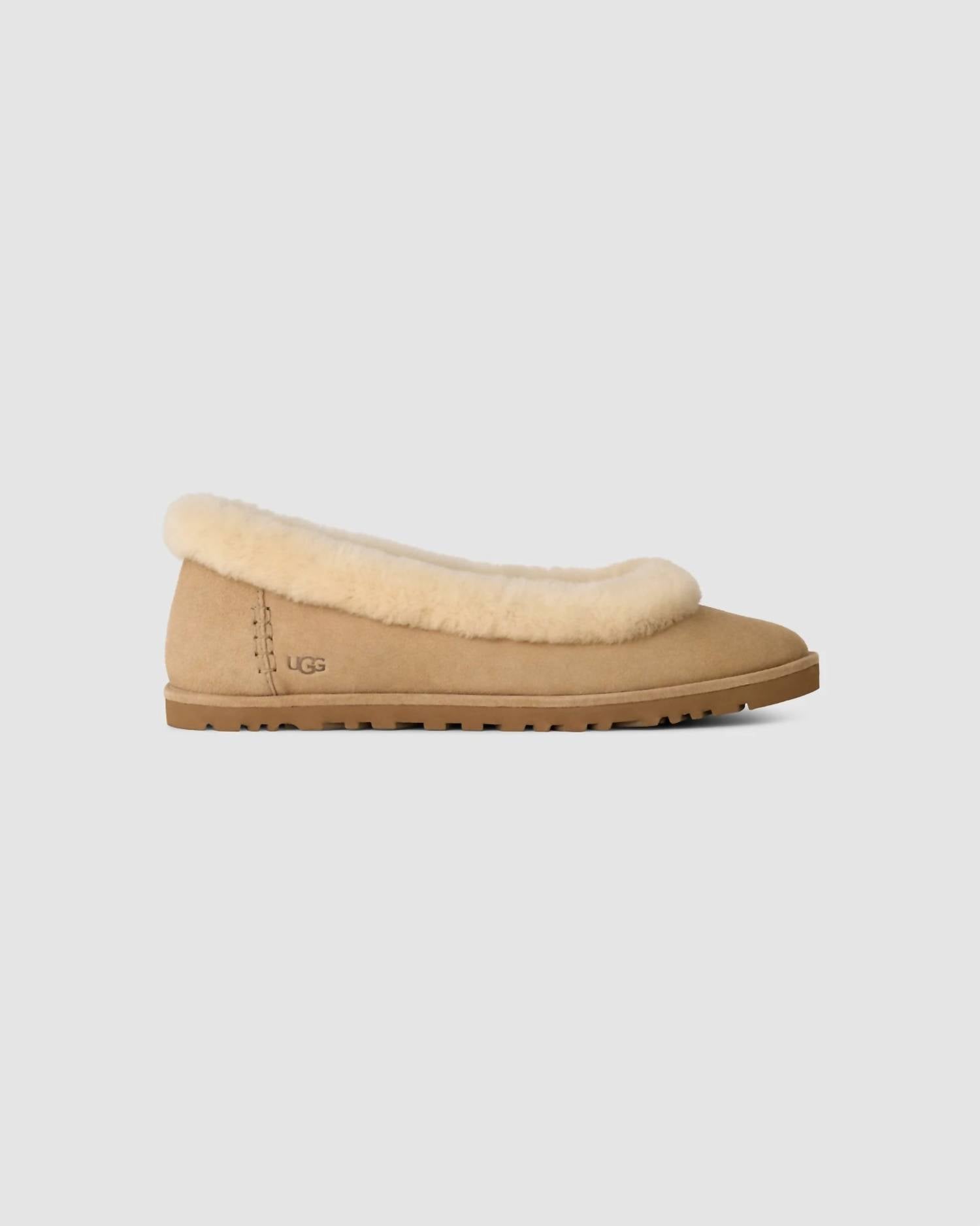 Ugg - Women's Zora Suede Ballet Flat