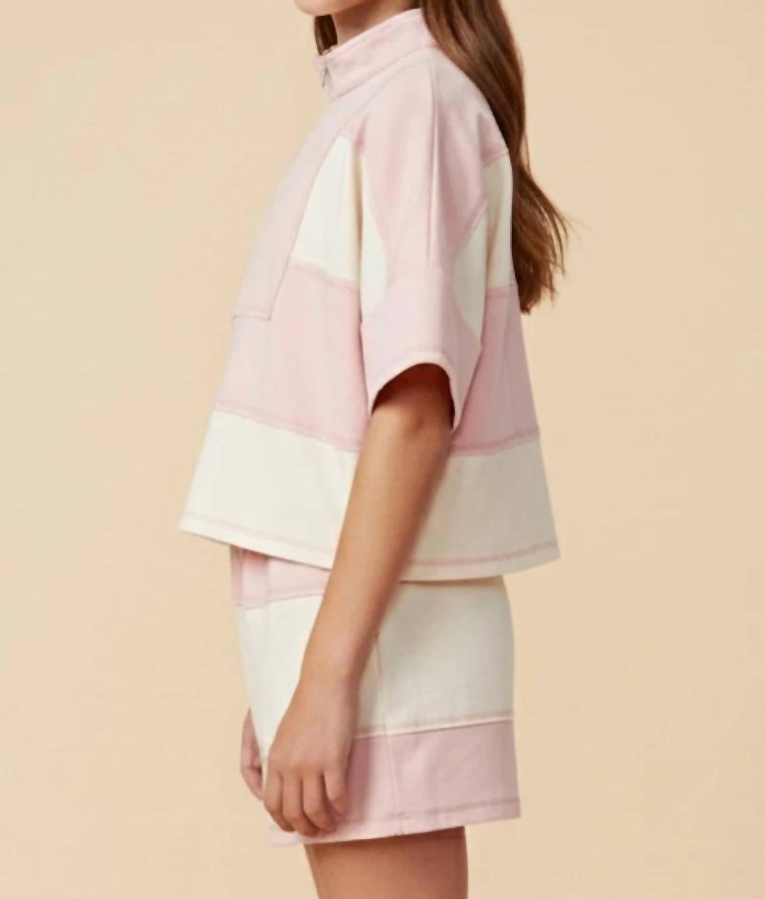 Hayden La - Girl's Color Block Pullover