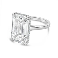 Diana M Jewels - Women's Emerald & Round Lab-Grown Diamond Fashion Ring (5.00 Ct) - Statement