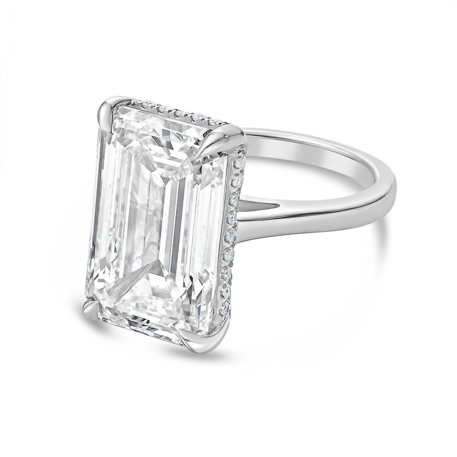 Diana M Jewels - Women's Emerald & Round Lab-Grown Diamond Fashion Ring (5.00 Ct) - Statement