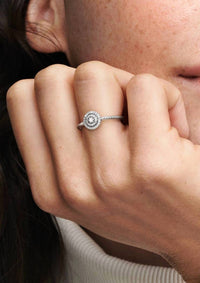 Pandora - Women's Clear Cubic Zirconia Ring