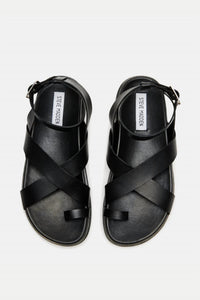 STEVE MADDEN Women's Mira Sandal in black - women's sandal - alternate view