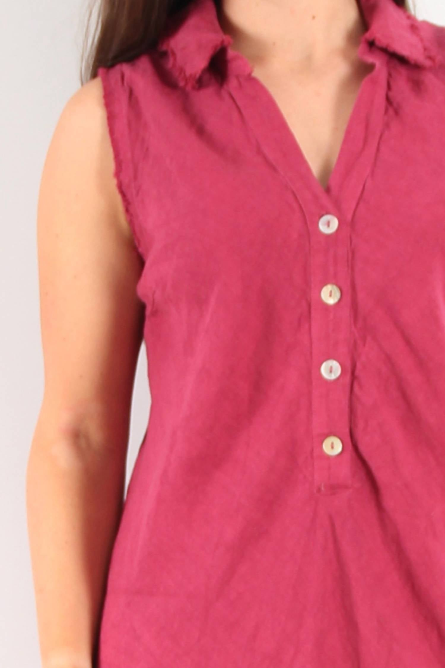 Cut Loose - Bias Cut Placket Linen Dress