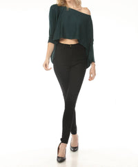 Isle By Melis Kozan - 2 Way Cropped Sweater Top