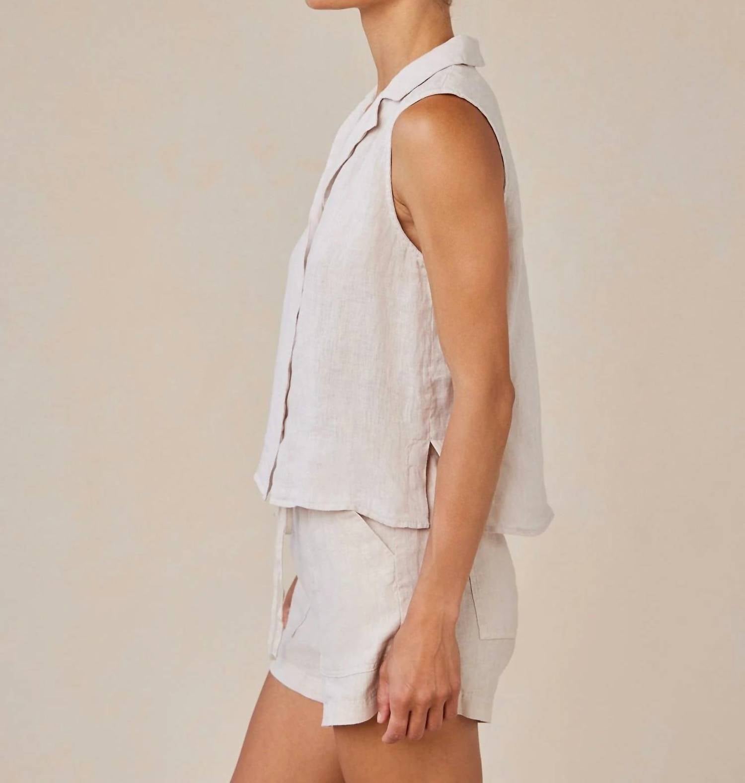 Bella Dahl - Notch Collar Button Down