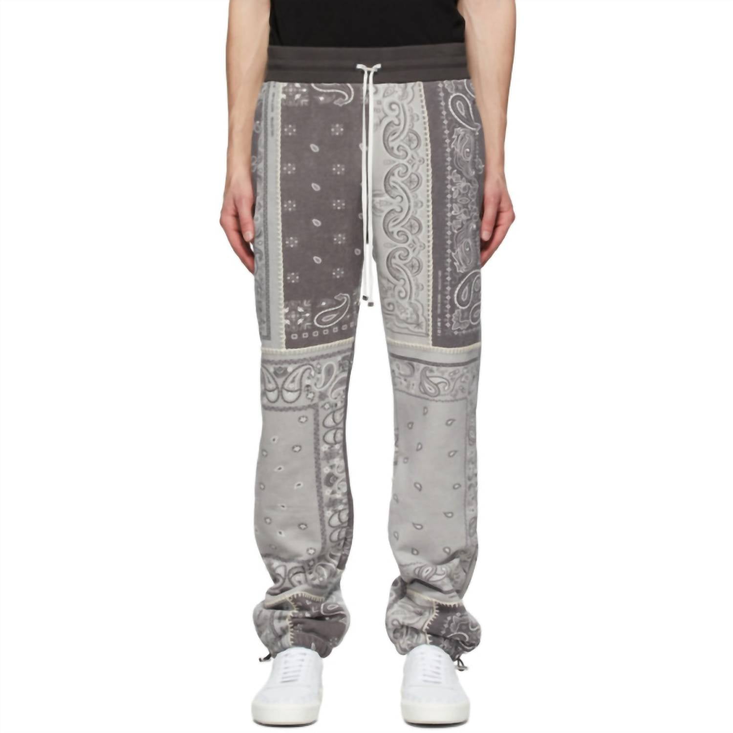 Amiri Bandana Reconstruct Sweatpants in black - men's pants - view 4