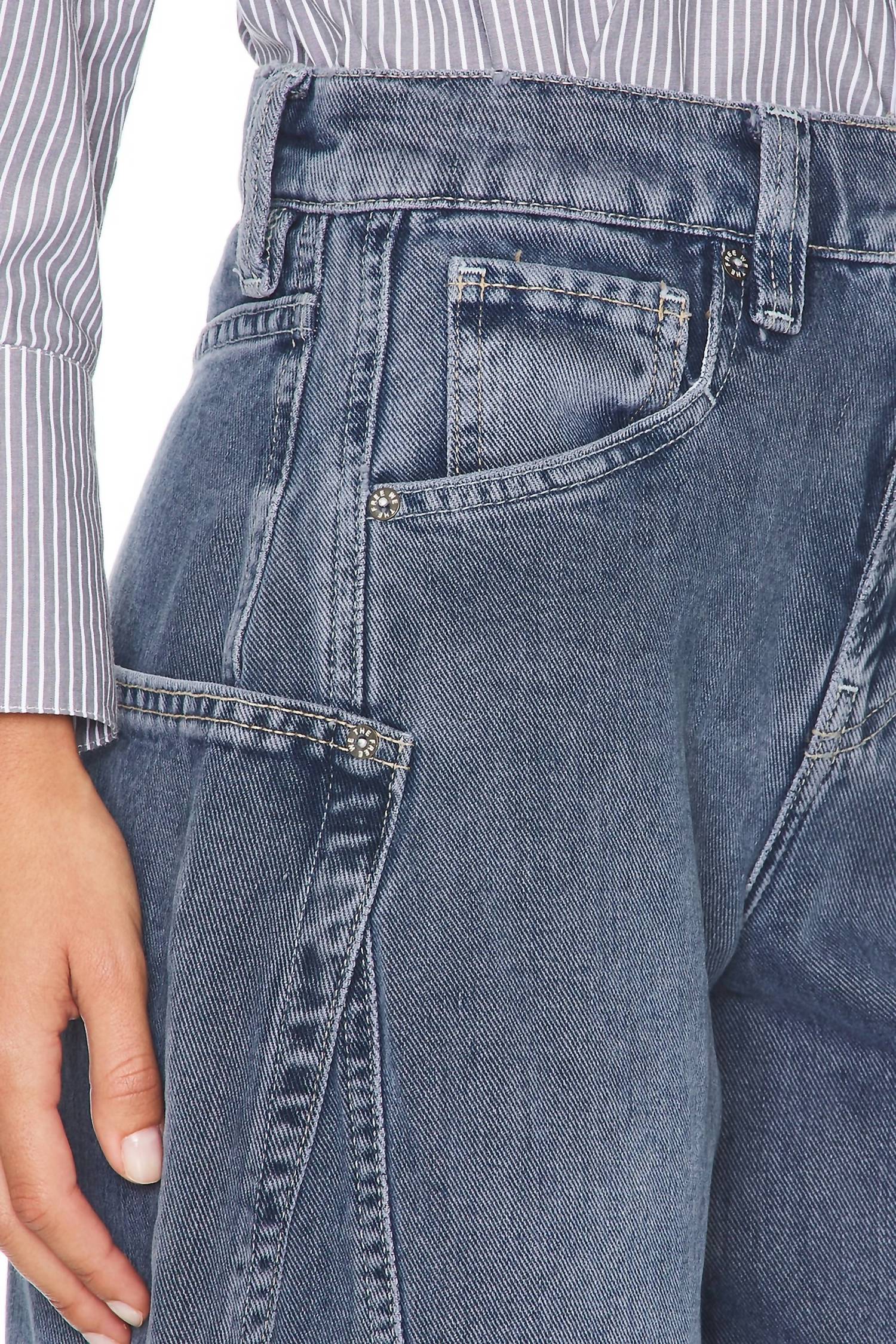 Free People - Sugar And Spice Barrel Jeans