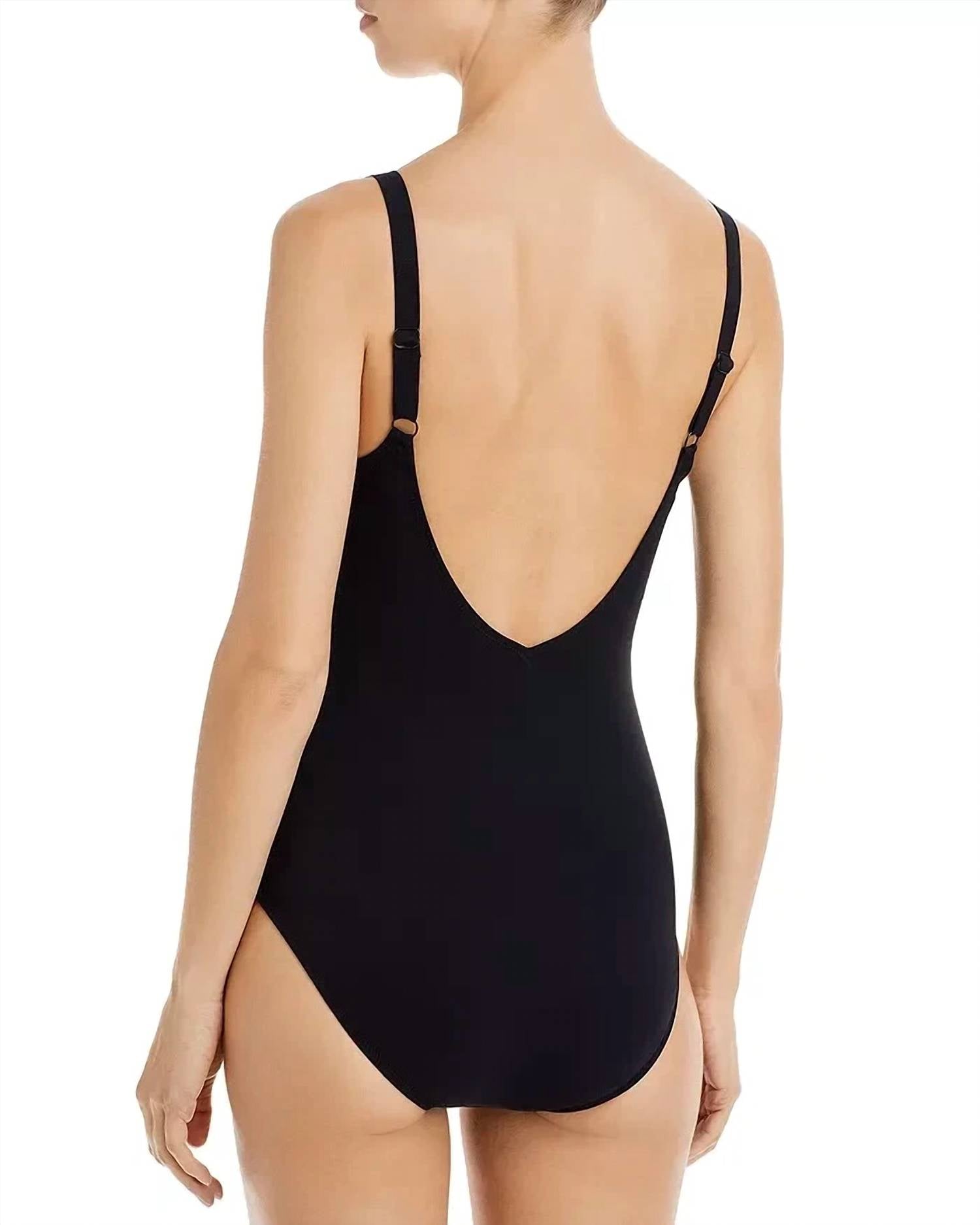 Profile By Gottex - Tutti Frutti V-neck Surplice One Piece Swimsuit