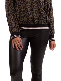 Gigi Moda - Daralice Leopard Long Sleeve Blouse