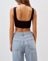 NEVE CROP TANK SWEATER