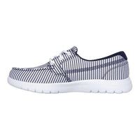 Skechers Women's On The Go Flex Shoes in navy white - women's flats - view 4