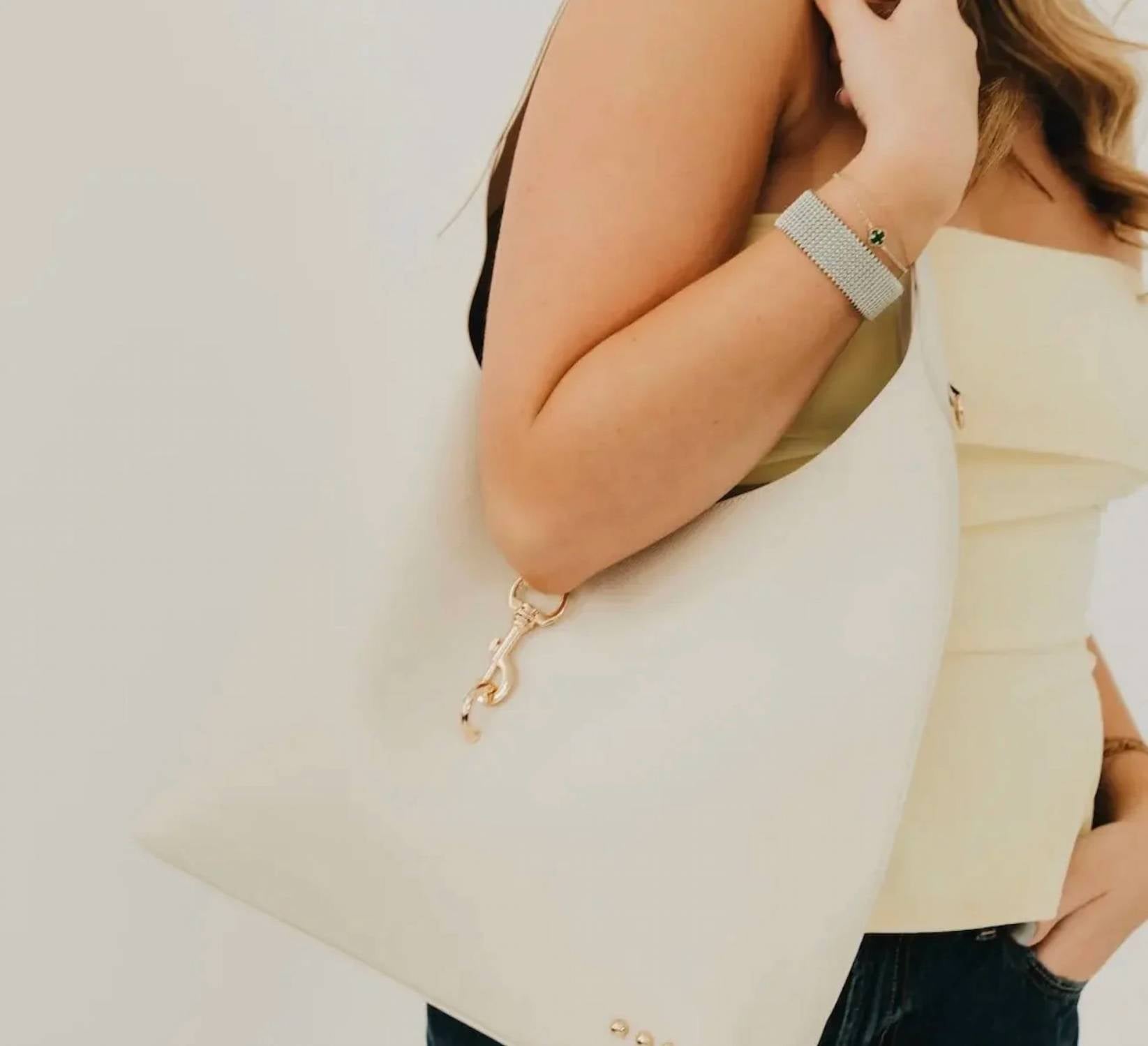 Pretty Simple - Women's Haddie Hobo Vegan Leather Tote