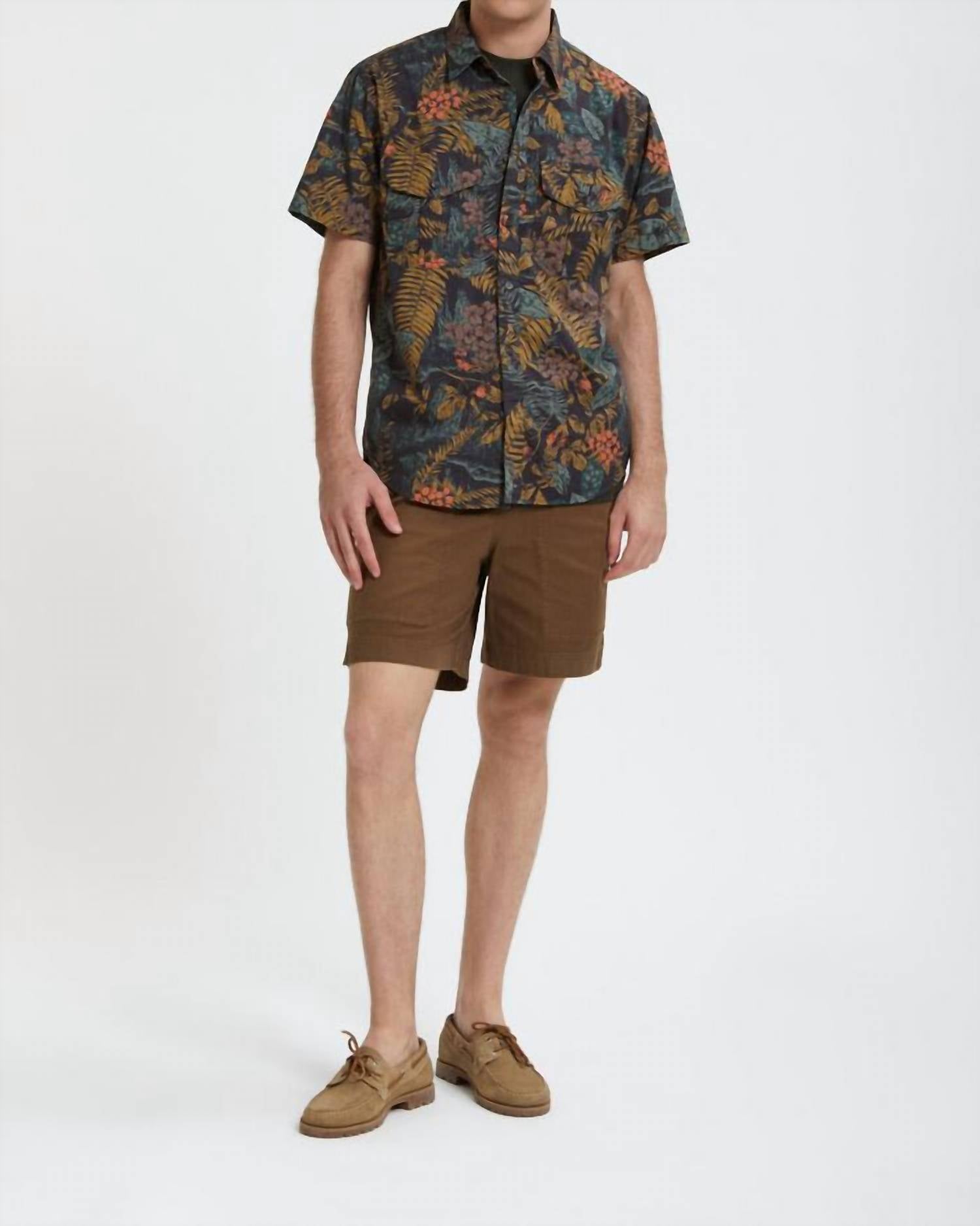 Filson - Washed Short Sleeve Feather Cloth Shirt