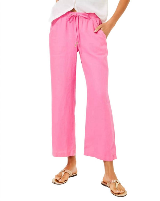 Lilly Pulitzer - Brawley Linen Crop Pants