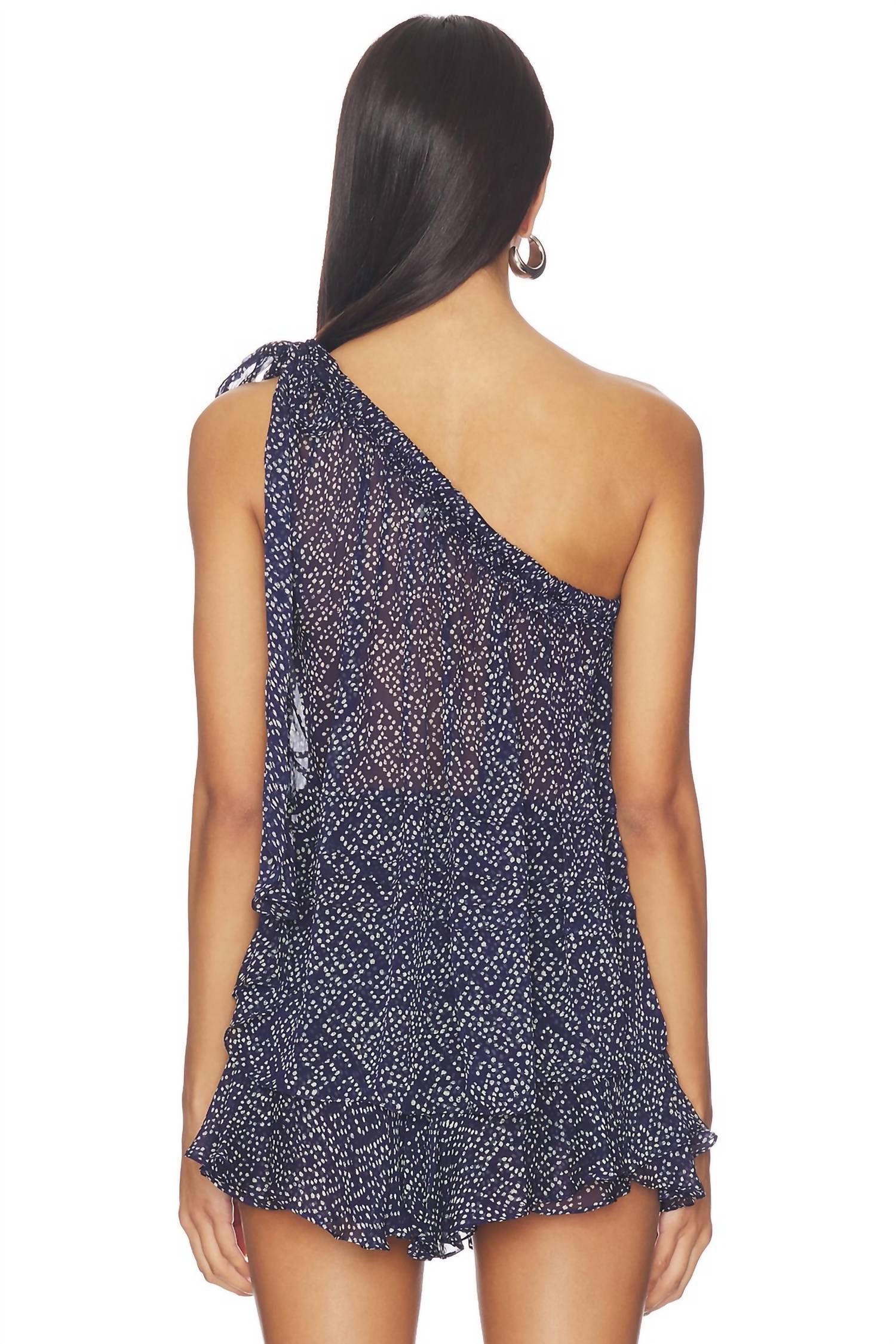 ISABEL MARANT Loeva Top in midnight - women's tank top - alternate view
