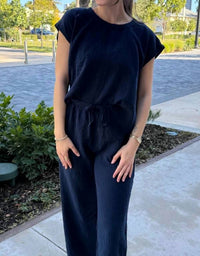 Bobi - Short Sleeve Dolman Top