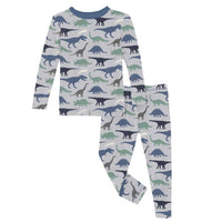 Kickee - Boys Long Sleeve Pajama Set