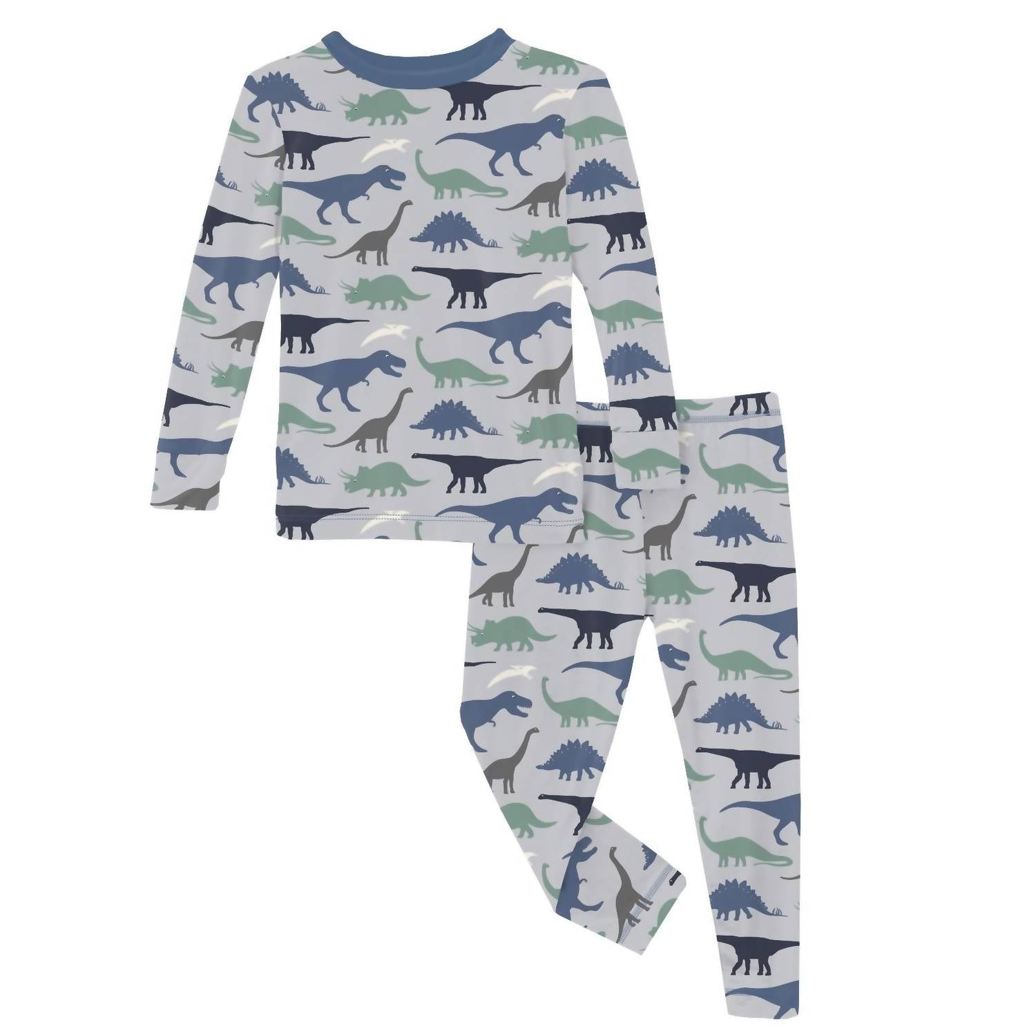 Kickee - Boys Long Sleeve Pajama Set