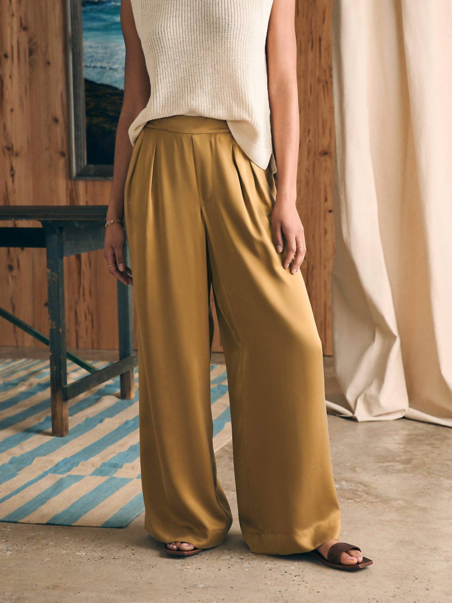 Faherty - Sandwashed Silk Gemma Pant