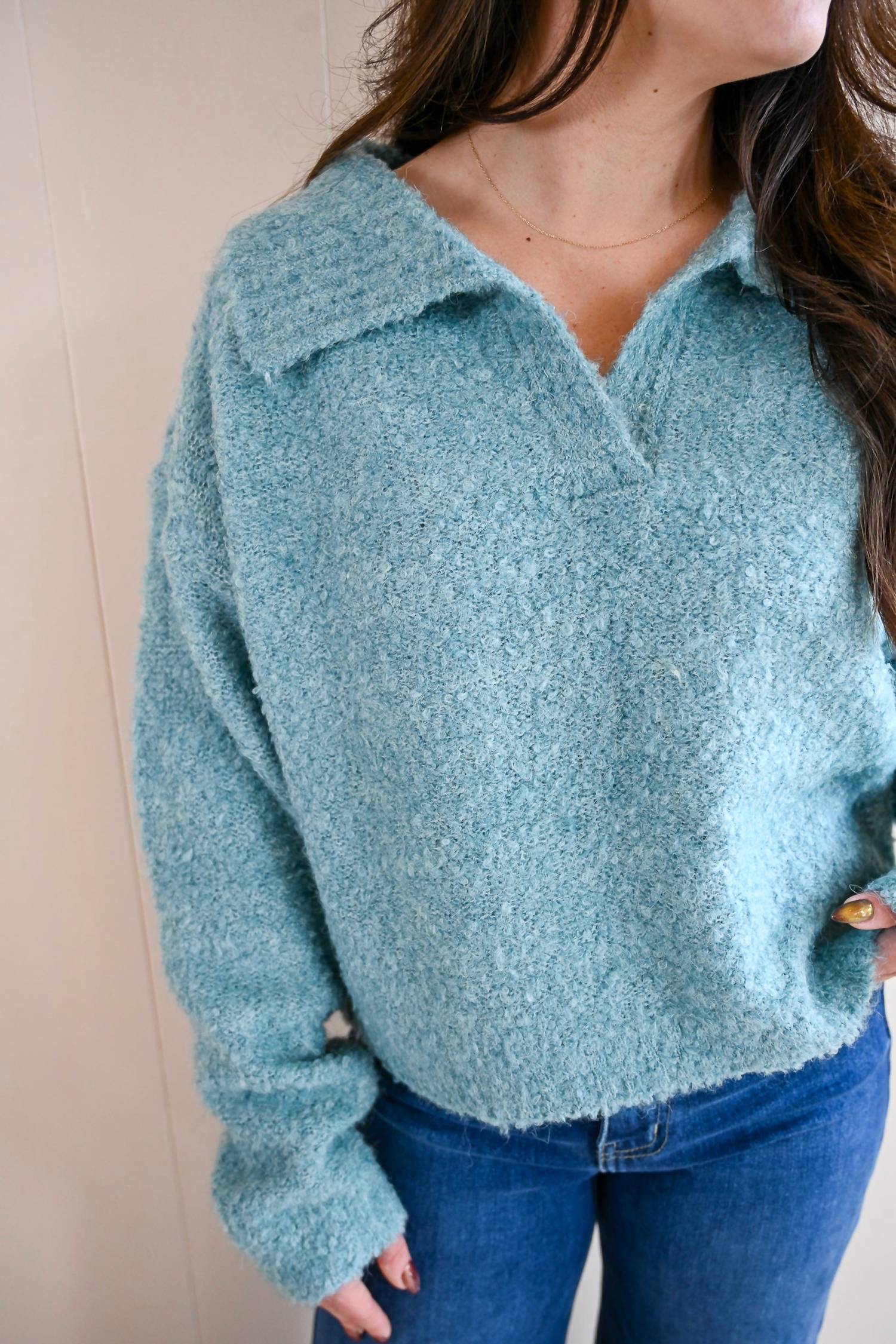 The Korner - Women's Adobe Drive Collar Sweater