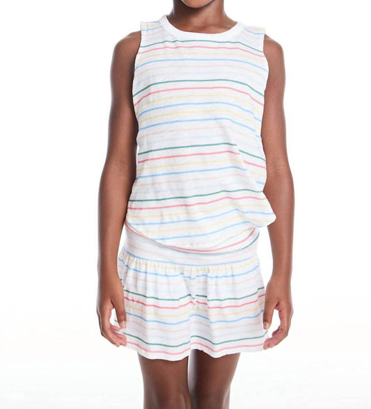Chaser - Devin Happy Stripe Muscle Tee