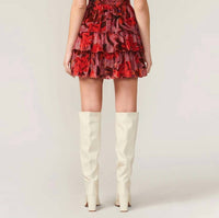 Adelyn Rae - Khalia Burnout Tiered Dress
