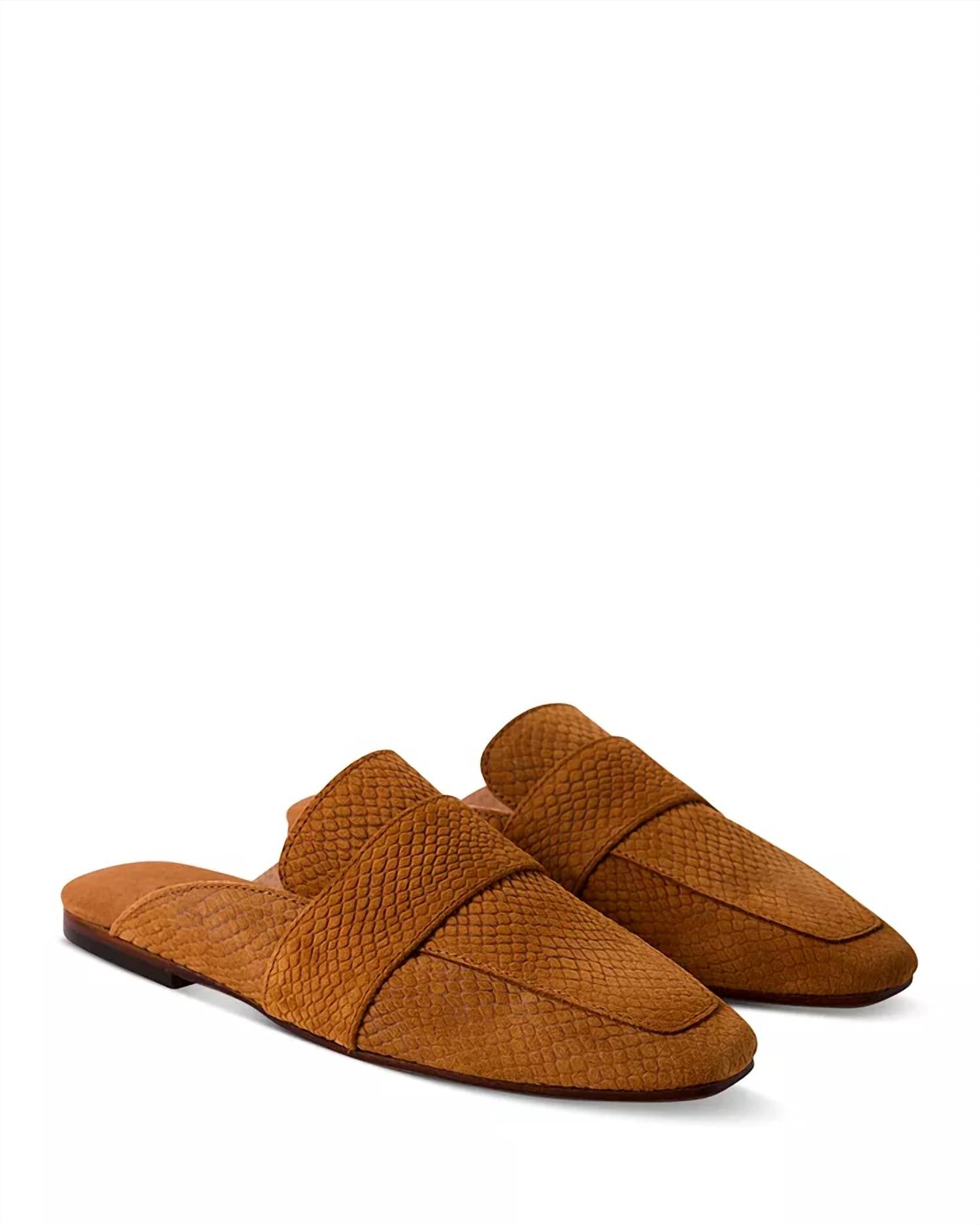 Free People - Women's At Ease Embossed Loafer