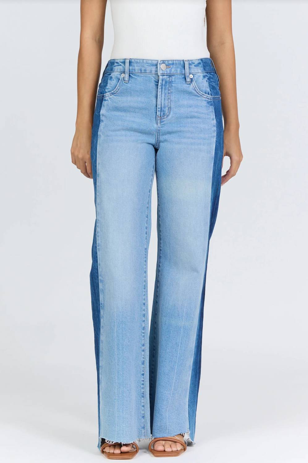 Dear John Denim - Becker Fiona High Rise Wide Leg Jeans
