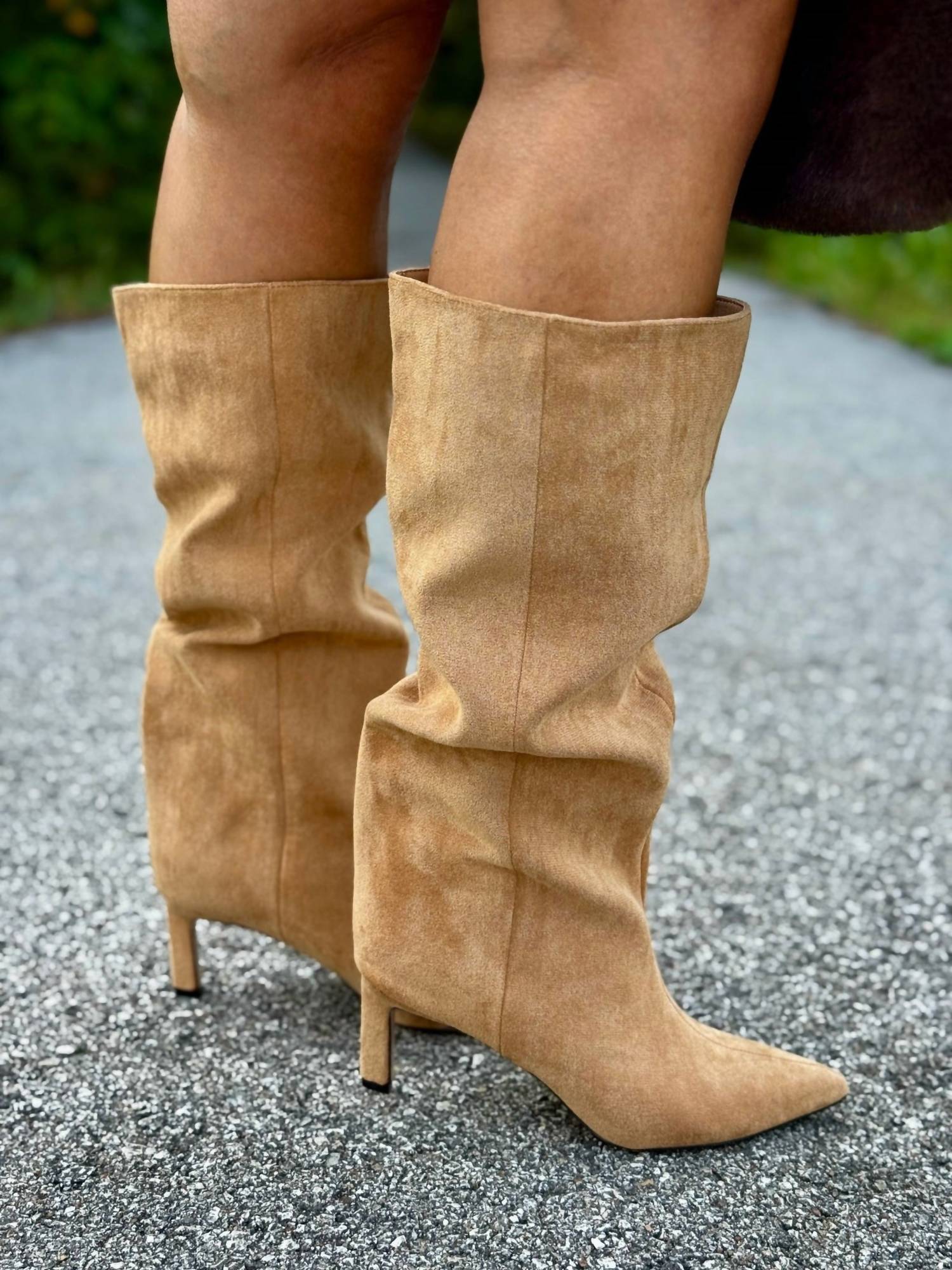 CCOCCI Women's Pisa Pointed Toe Kitten Heel Boot in beige - women's shoe - view 4
