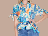 Jade - Bay Sunscape Blouse