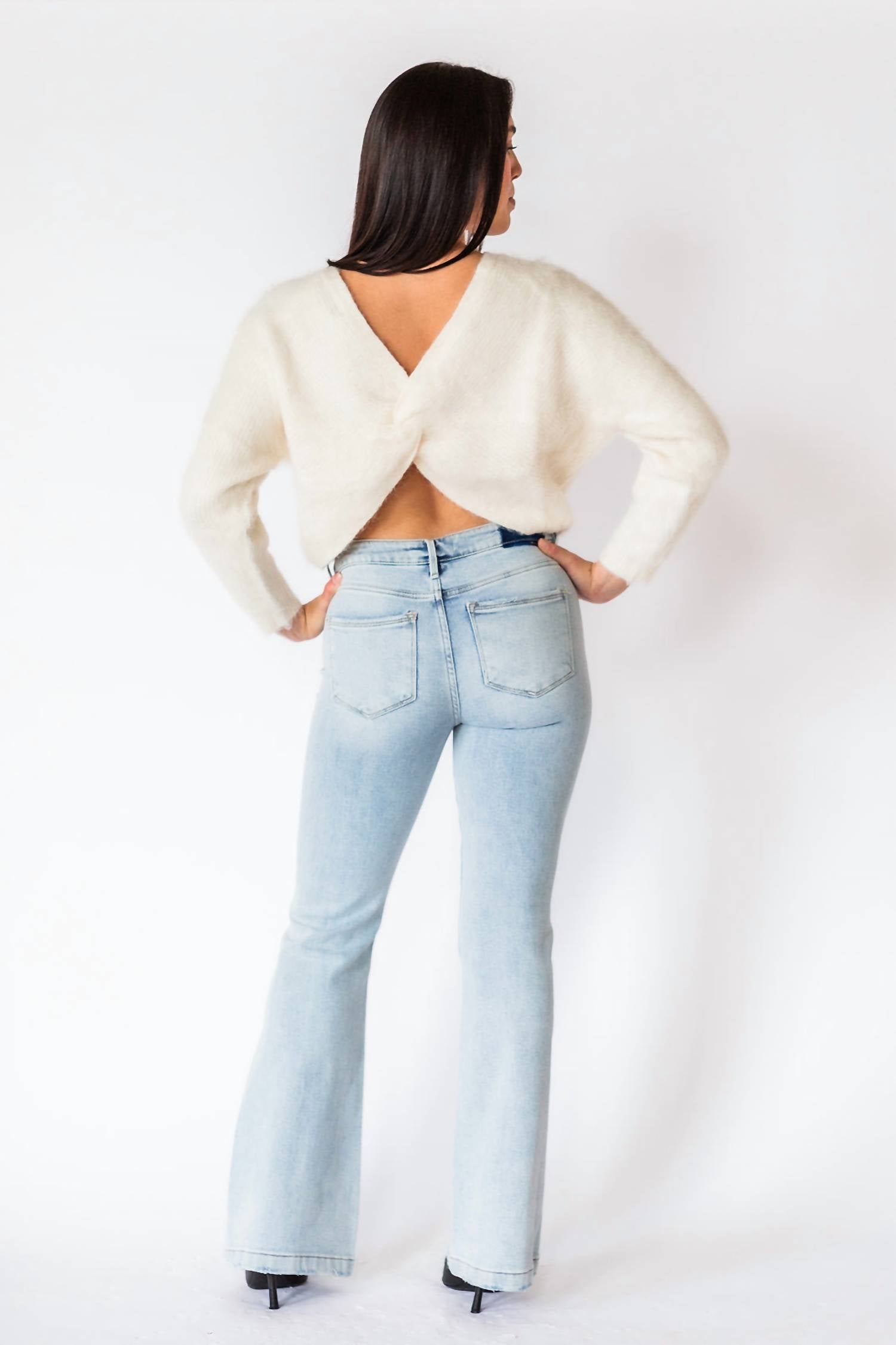 Falcon Park - Adelynn Twist-Back Sweater