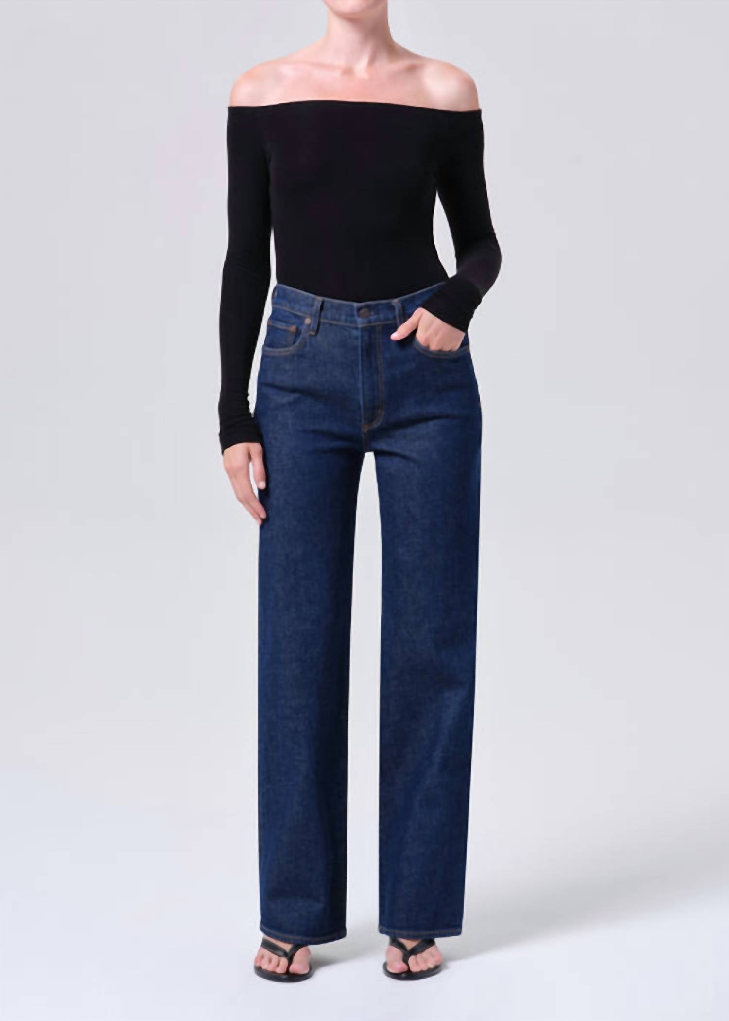 AGOLDE Harper Straight Jeans in reissue - women's jeans