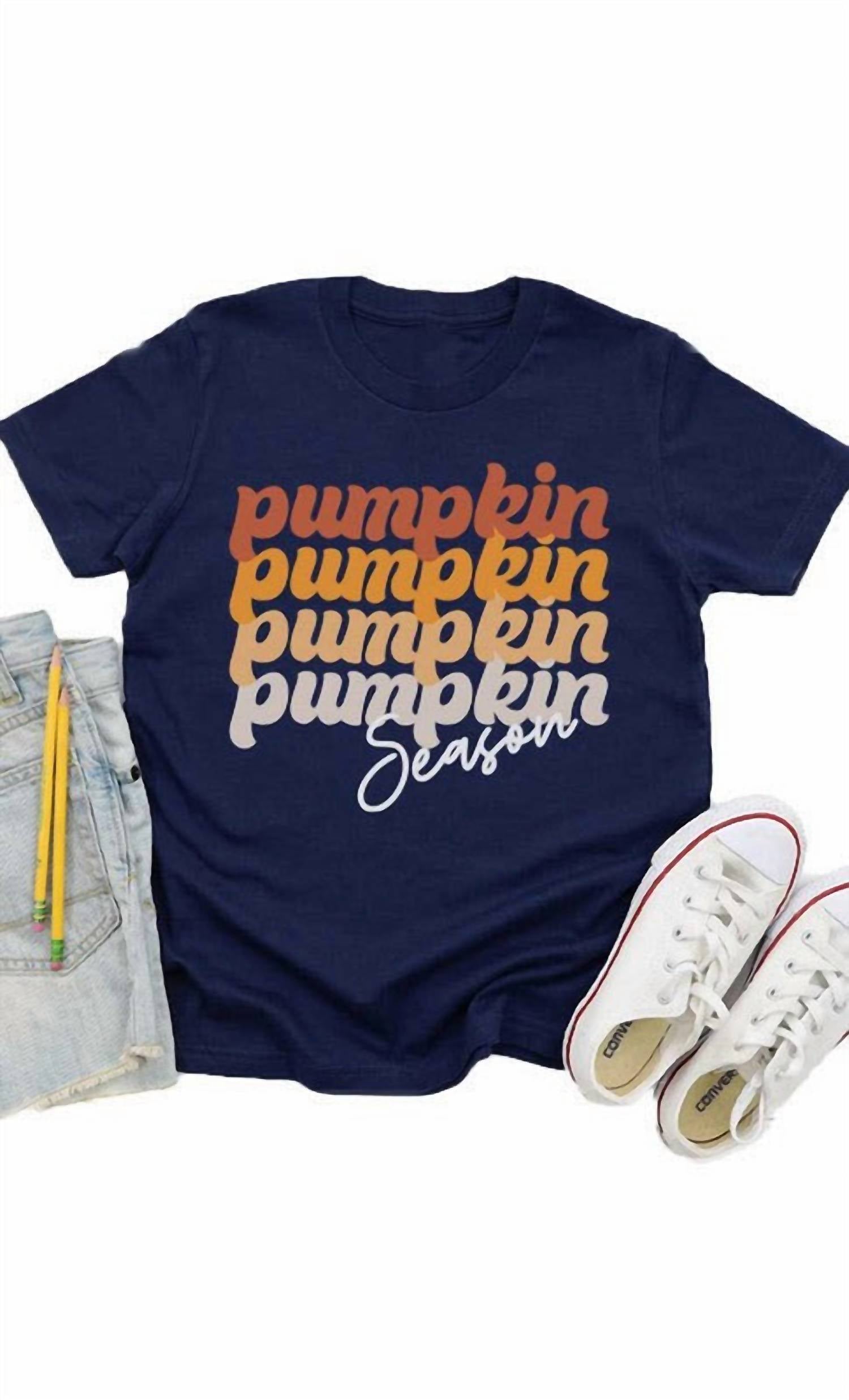 Tultex Apparel - Kids Pumpkin Season Graphic Tee