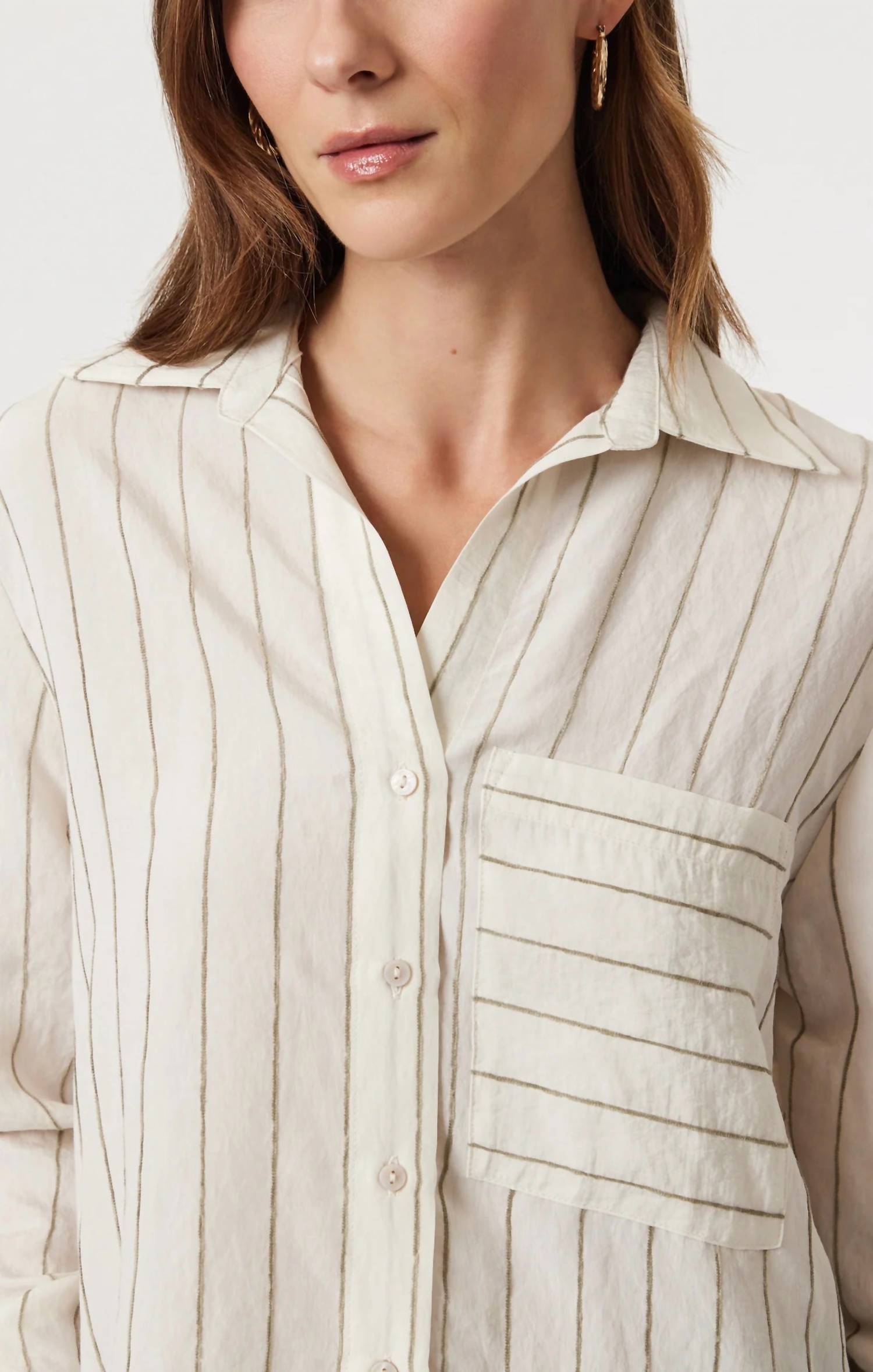 Mavi - Ginny Pocket Long Sleeve Button Down